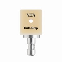VITA CAD-Temp IS-16 - блок-заготовка из акрилатполимера для CAD/CAM, для временных реставраций с опорой на имплант, 18x16x18 мм, 5 шт. | VITA (Германия)