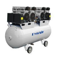 DA7004 - безмасляный компрессор для 4-5-ти стоматологических установок, без осушителя, с ресивером 100 л, 272 л/мин | Jiangsu Dynamic Medical Technology (Китай)