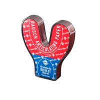 Bausch BK 81 - артикуляционная бумага U-формы синяя/красная, толщина 40 мкм, 150 листов | Bausch (Германия)
