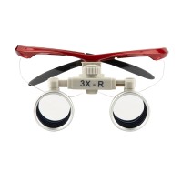 SH3.0X + BP frame - ультралегкие бинокулярные лупы системы Flip-up на усиленной спортивной оправе, увеличение 3.0x | Ymarda (Китай)