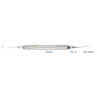 Кюрета парадонтологическая Gracey, форма 1/2, ручка CLASSIC, диаметр 10 мм | HLW Dental Instruments (Германия)