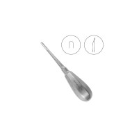 Элеватор Bein, изогнутый, 4 мм (13-2BC) | HLW Dental Instruments (Германия)