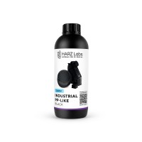 HARZ Labs Industrial PP-like - фотополимерная смола для изготовления инженерных моделей, черный цвет, 1 кг | HARZ Labs (Россия)