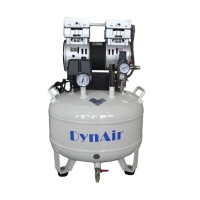 DA7001 - безмасляный компрессор для одной стоматологической установки, без осушителя, с ресивером 30 л, 78 л/мин | Jiangsu Dynamic Medical Technology (Китай)