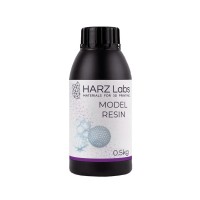 HARZ Labs Model Resin - фотополимерная смола, прозрачная, 0.5 кг | HARZ Labs (Россия)