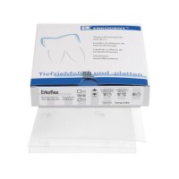 Erkoflex - термоформовочные пластины, бесцветные, 125×125 мм, 10 шт. | Erkodent (Германия)