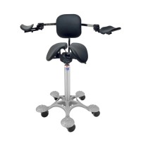 Salli Small MultiAdjuster Ergorest with Stretching Support - эргономичный стул врача-стоматолога для работы с микроскопом | Salli (Финляндия)