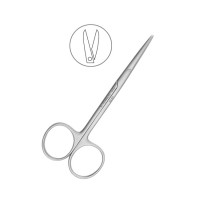 Ножницы хирургические прямые Metzenbaum, 120 мм, тупой кончик | HLW Dental Instruments (Германия)