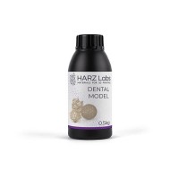 HARZ Labs Dental Model Beige - фотополимерная смола для печати моделей под термоформовку элайнеров и демонстрационных стоматологических моделей, цвет бежевый, 0.5 кг | HARZ Labs (Россия)