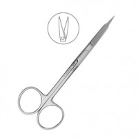 Ножницы хирургические прямые Goldmann-Fox, 125 мм | HLW Dental Instruments (Германия)