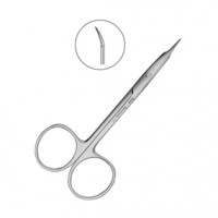 Ножницы хирургические изогнутые Stevens, 115 мм | HLW Dental Instruments (Германия)