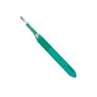 Скальпель с лезвием из нержавеющей стали, №15, одноразовый, 10 шт. | Apexmed International B.V. (Нидерланды)