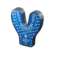 Bausch BK 17 - артикуляционная бумага U-формы синяя, толщина 40 мкм, 150 листов | Bausch (Германия)