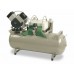 EKOM DK50 2V/110 - безмасляный компрессор для двух стоматологических установок без кожуха, без осушителя, с ресивером 110 л | EKOM (Словакия)