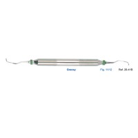 Кюрета парадонтологическая Gracey, форма 11/12, ручка DELUXE, диаметр 10 мм | HLW Dental Instruments (Германия)