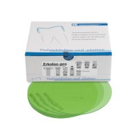 Erkoloc-pro - термоформовочные пластины, цвет зеленый, диаметр 125 мм, 10 шт. | Erkodent (Германия)