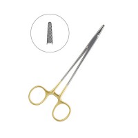 Иглодержатель хирургический прямой Mayo-Hegar TC, длина 160 мм | HLW Dental Instruments (Германия)