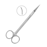 Ножницы хирургические изогнутые Kelly, 160 мм | HLW Dental Instruments (Германия)