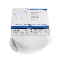 Erkoflex - термоформовочные пластины, бесцветные, толщина 1 мм, диаметр 125 мм, 20 шт. | Erkodent (Германия)