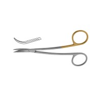 La Grange - ножницы изогнутые для работы с мягкими тканями, 115 мм | Devemed (Германия)