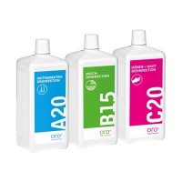 Orochemie Kit - комплект дезинфицирующих средств для рук, инструментов, поверхностей, 3 флакона по 1 л | Orochemie (Германия)