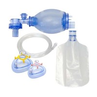 AERObag - детский ручной аппарат ИВЛ (мешок Амбу), объём 450 мл, две маски, размеры 1 и 2, ПВХ, одноразовый | HUM GmbH (Германия)